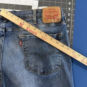 Levi's 541 Athletic Taper Fit Jeans Mens 40x30 Blue Rinse Fade 99/1 Stretch